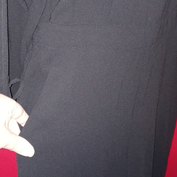 CeCe black long sleeve pant suit - Picture 5 of 5